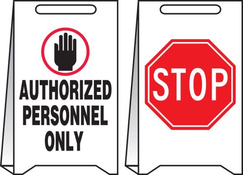 AUTHORIZED PERSONNEL ONLY / STOP