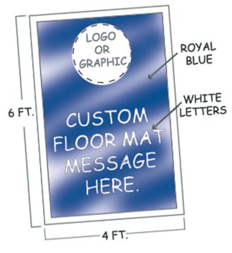 Custom Message Floor Mats