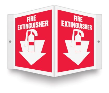 Safety Sign, Legend: FIRE EXTINGUISHER (W/GRAPHIC)