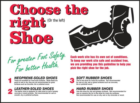 CHOOSE THE RIGHT (OR THE LEFT) SHOE ...