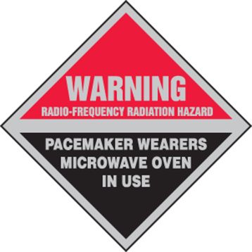 RADIO-FREQUENCY RADIATION HAZARD PACEMAKER WEARERS MICROWAVE OVEN IN USE