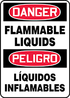 DANGER FLAMMABLE LIQUIDS