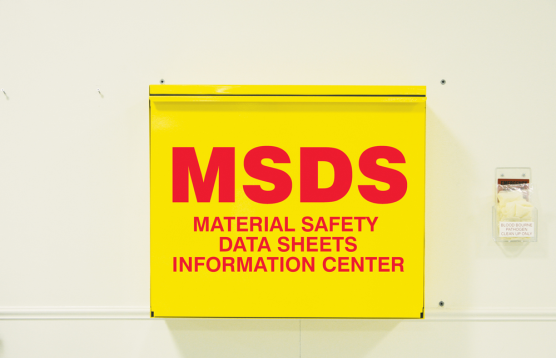 MSDS MATERIAL SAFETY DATA SHEETS INFORMATION CENTER STORAGE CABINET
