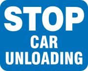 STOP CAR UNLOADING