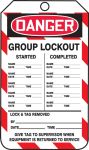 DO NOT ENERGIZE EQUIPMENT LOCKED OUT ... / GROUP LOCKOUT ...