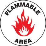 Plant & Facility, Legend: FLAMMABLE AREA