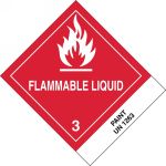 FLAMMABLE LIQUID (W/GRAPHIC)