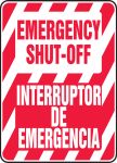 EMERGENCY SHUT-OFF (BILINGUAL)