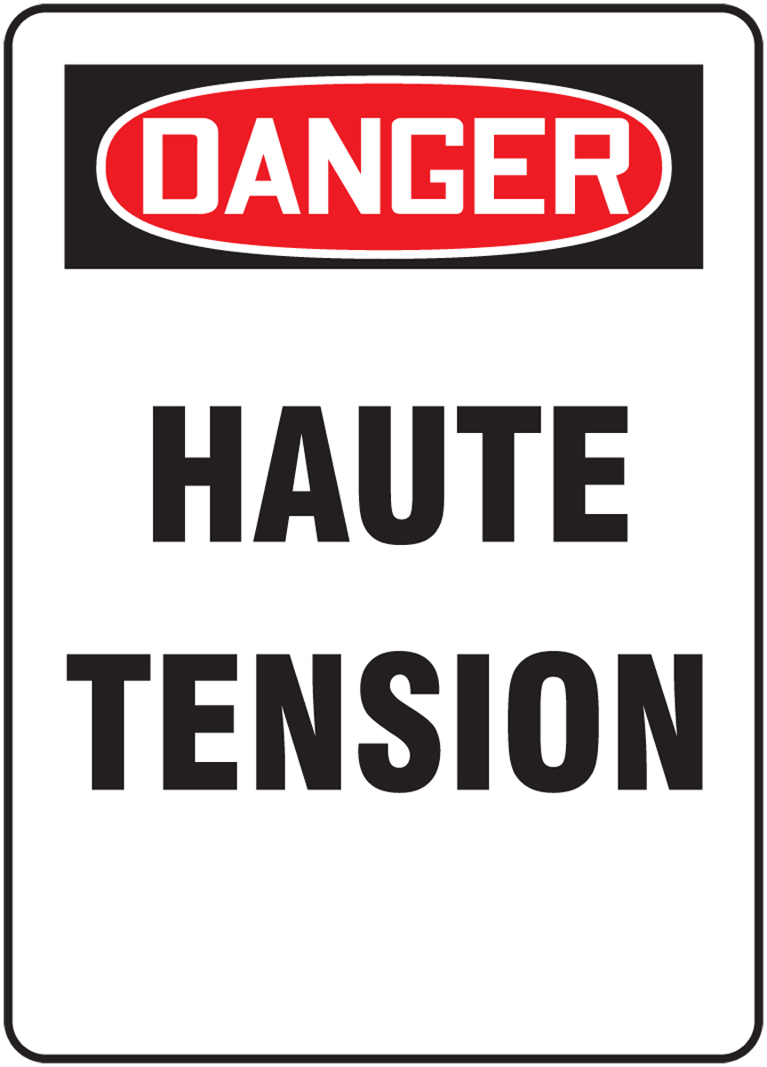 DANGER HAUTE TENSION (FRENCH)