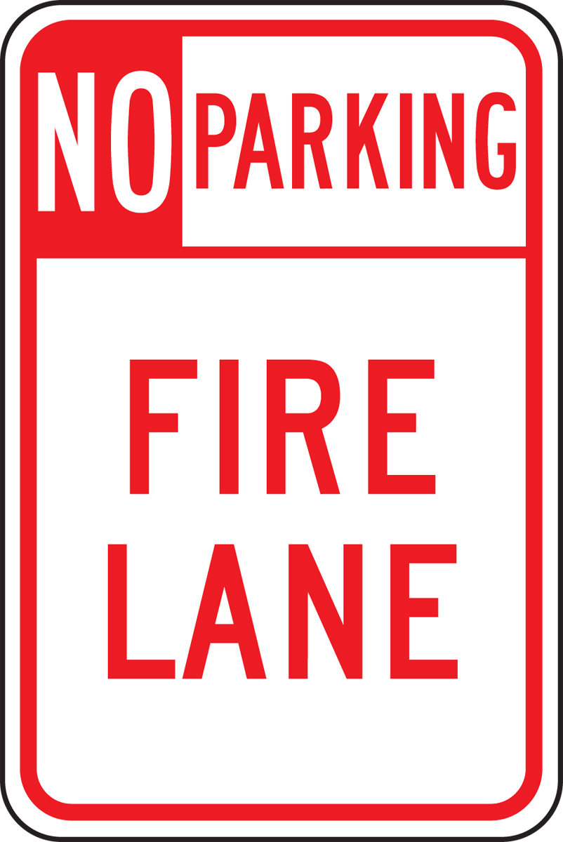 NO PARKING FIRE LANE