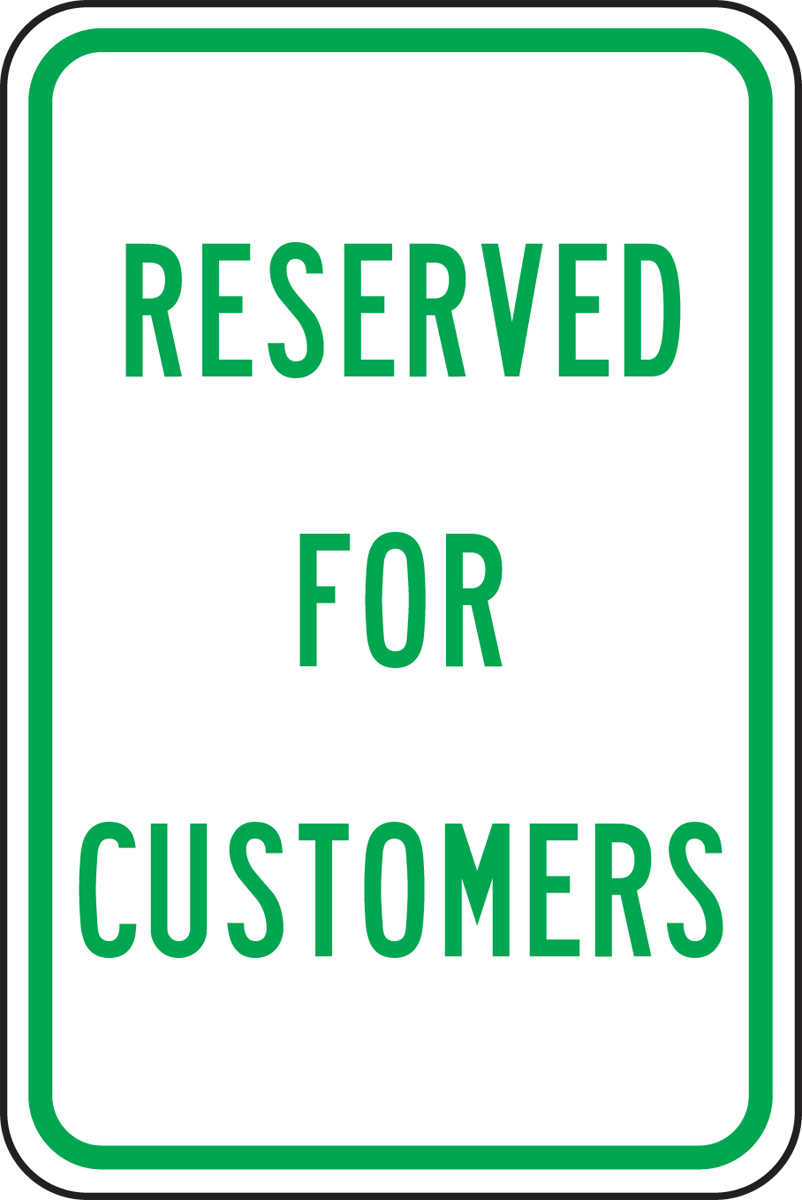 RESERVED FOR CUSTOMERS