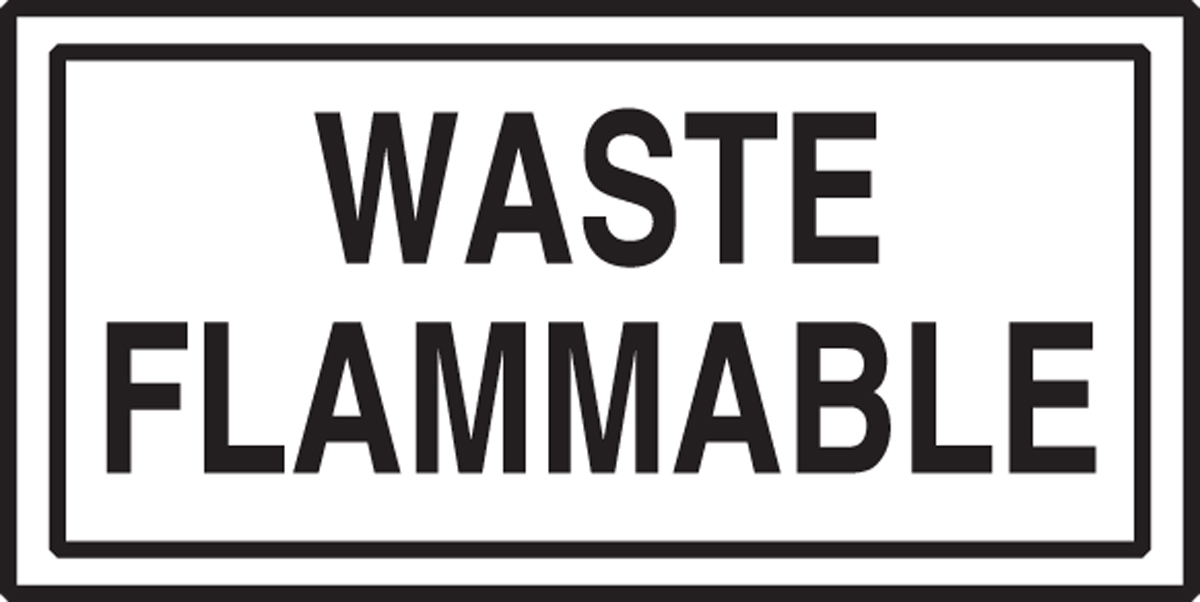 WASTE FLAMMABLE