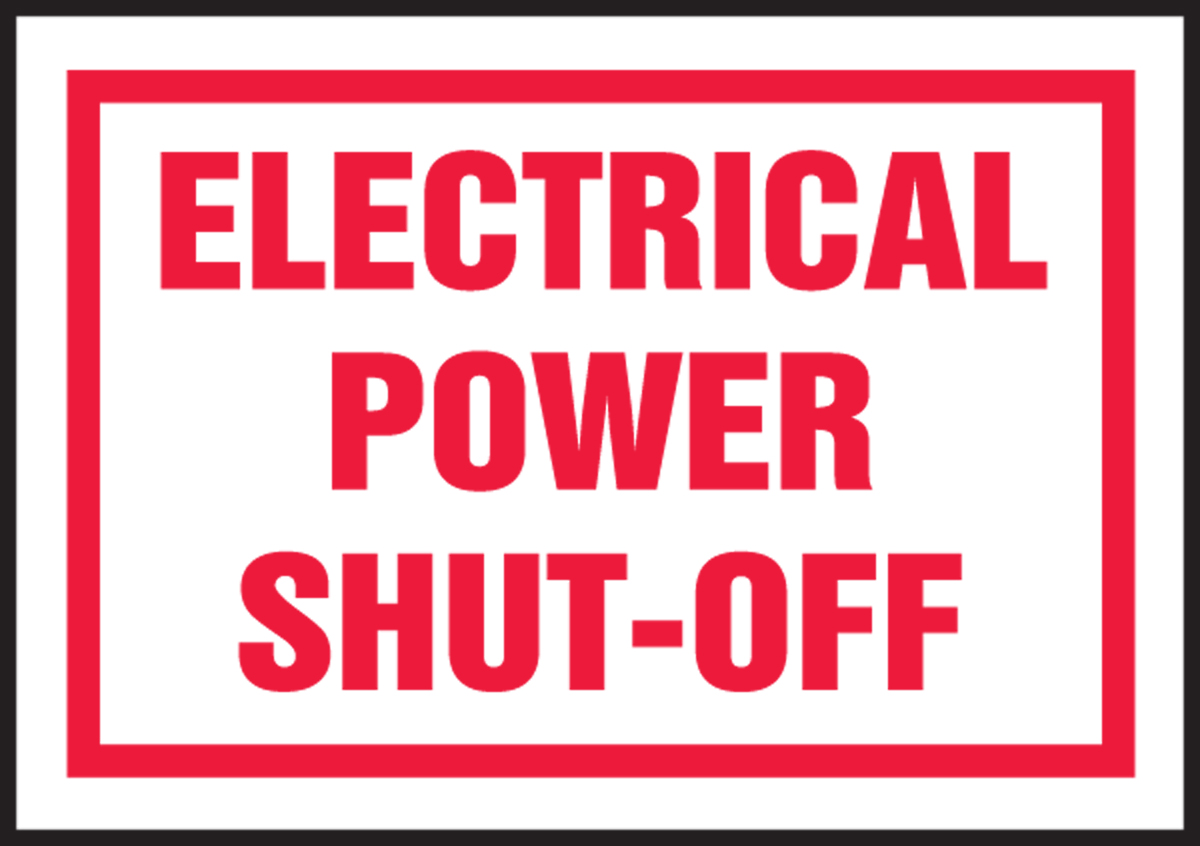 ELECTRICAL POWER SHUT-OFF