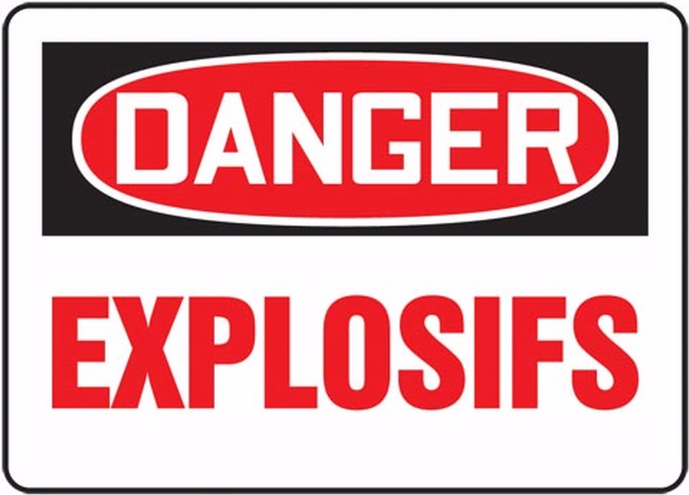 DANGER EXPLOSIFS (FRENCH)