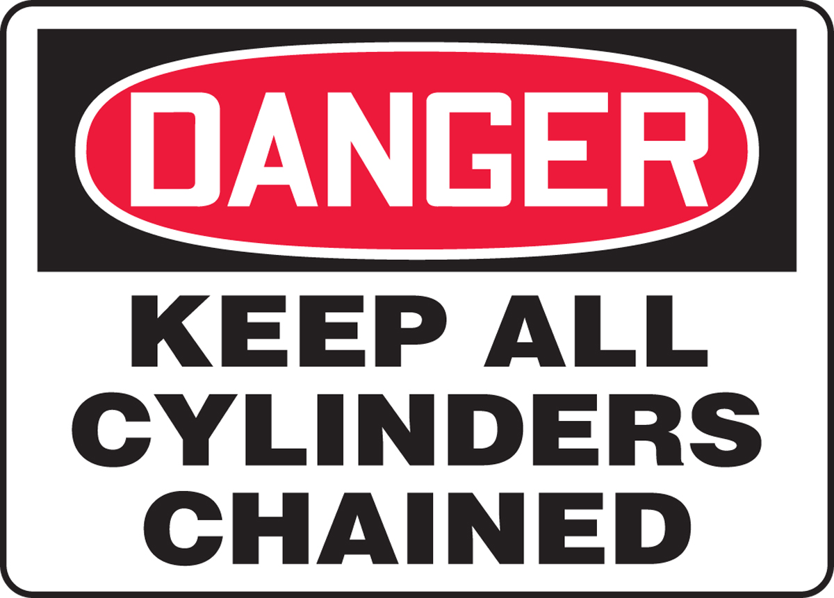 KEEP ALL CYLINDERS CHAINED