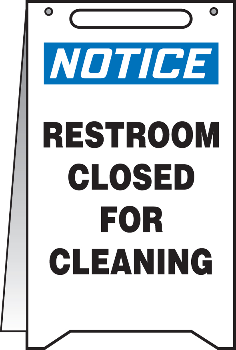 RESTROOM CLOSED FOR CLEANING