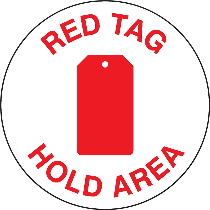 Plant & Facility, Legend: 5S RED TAG HOLD AREA