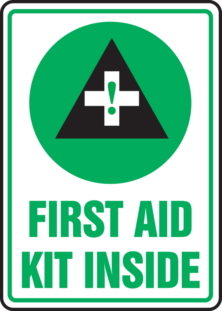 FIRST AID KIT INSIDE (W/GRAPHIC)