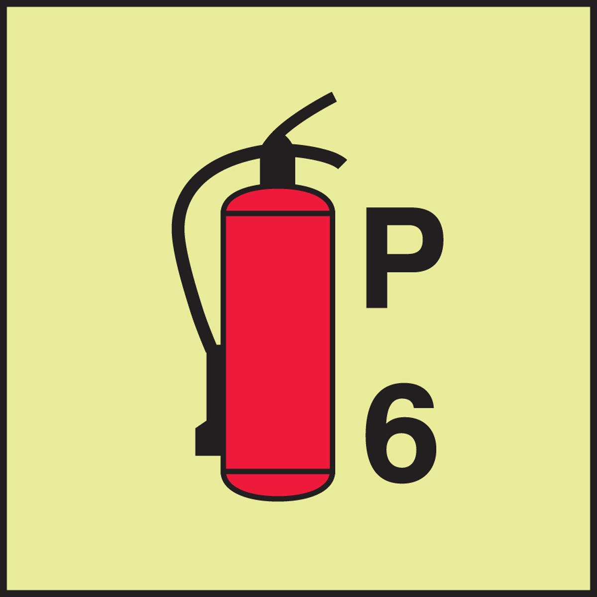 FIRE EXTINGUISHER - POWDER P6