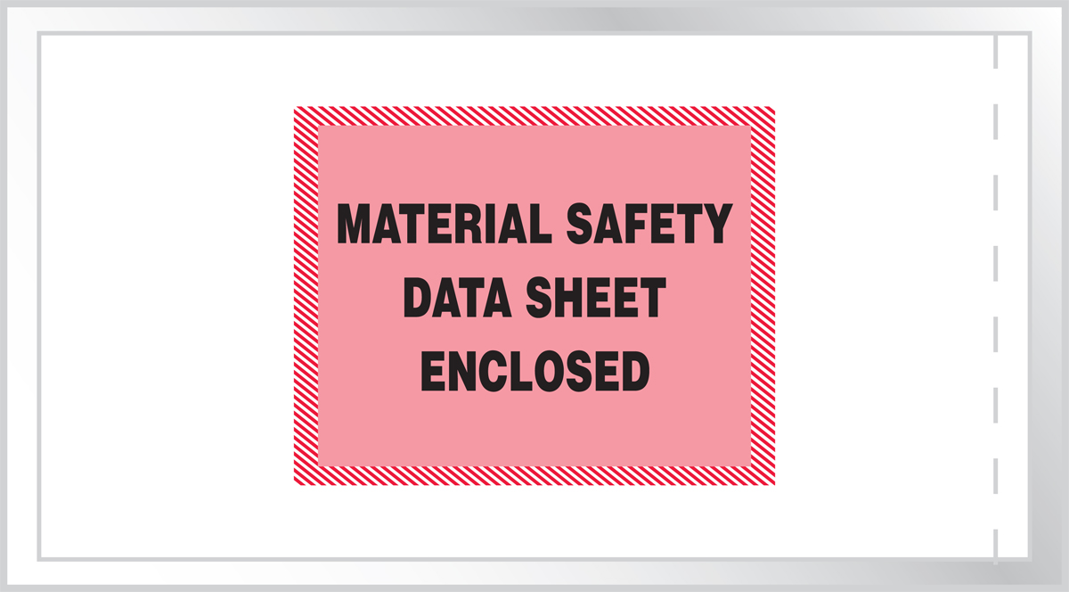 MATERIAL SAFETY DATA SHEET ENCLOSED