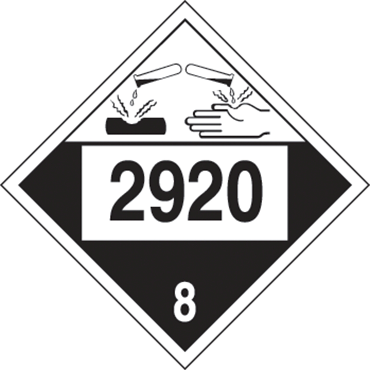 2920 (Corrosive Liquids, Flammable, n.o.s.)