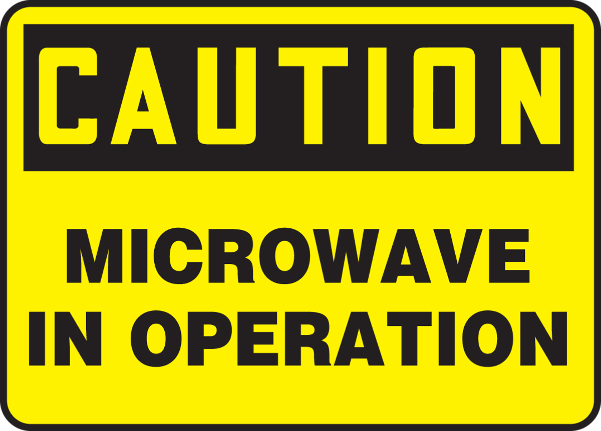 MICROWAVE IN OPERATION