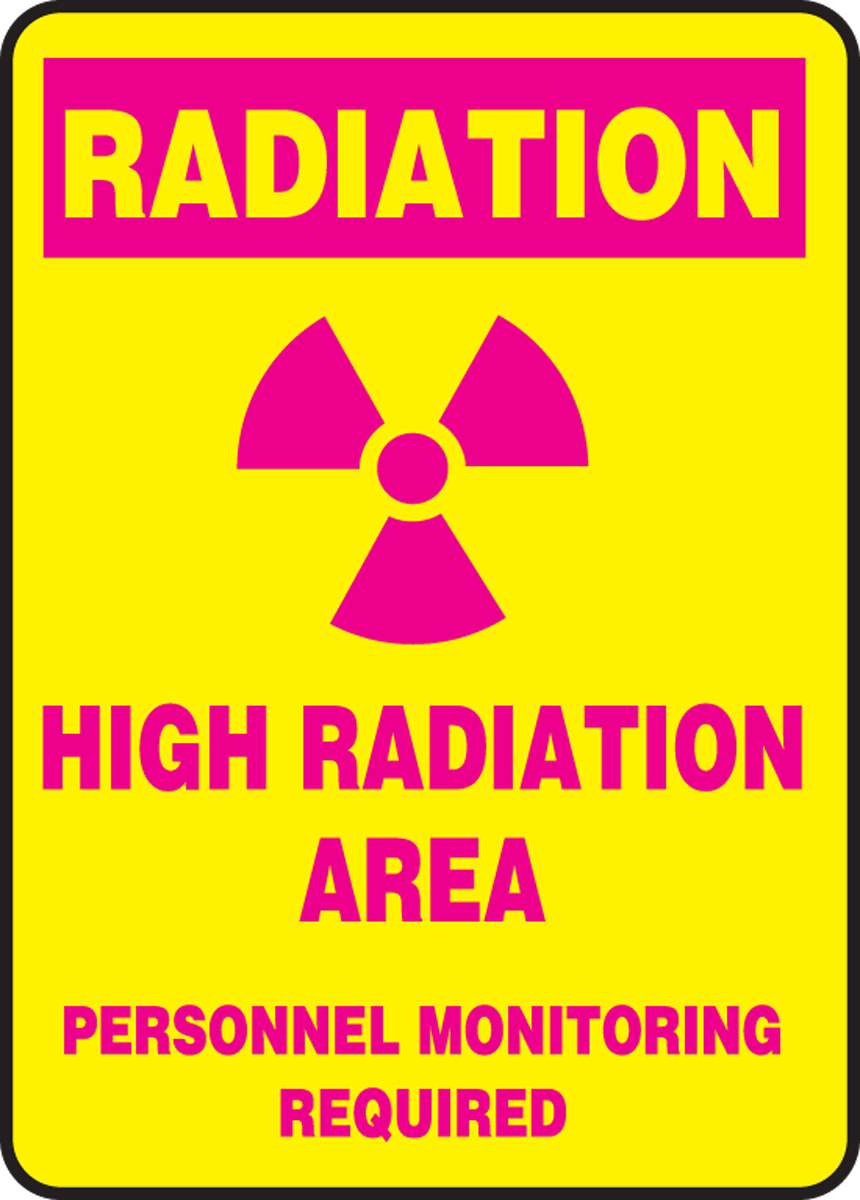 HIGH RADIATION AREA PERSONNEL MONITORING REQUIRED (W/GRAPHIC)