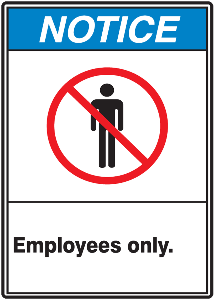 EMPLOYEES ONLY (W/GRAPHIC)