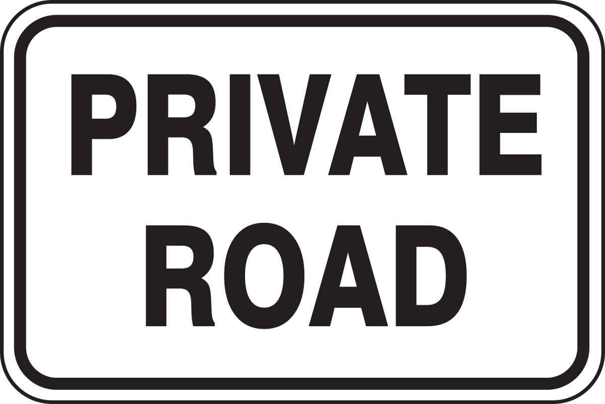 PRIVATE ROAD