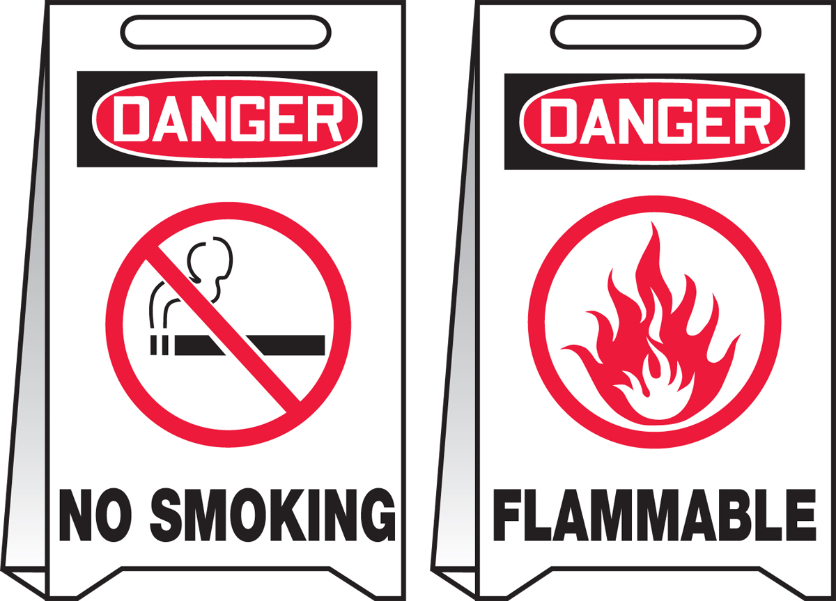 NO SMOKING / FLAMMABLE W/ GRPAHICS