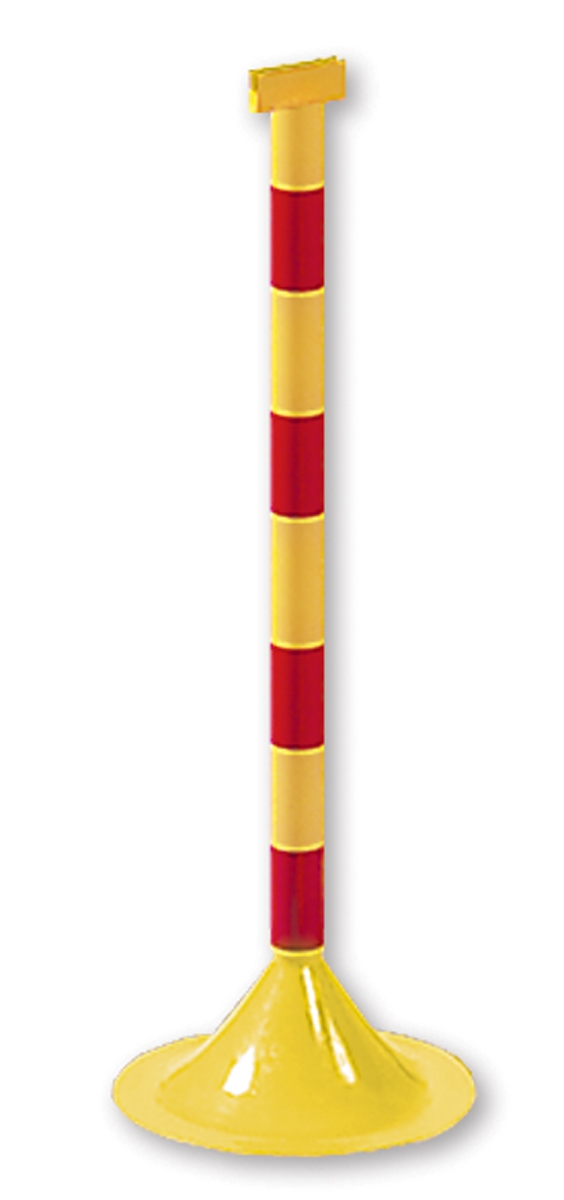 Specialty Striped Regular-Duty Stanchion Post