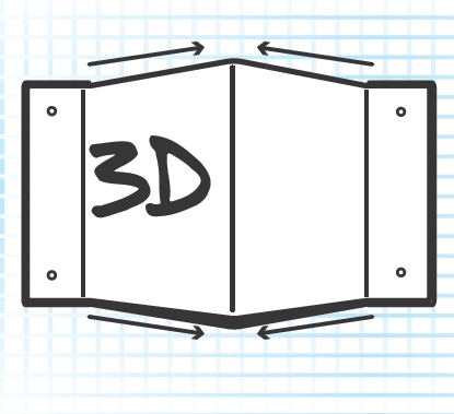 Projection Custom 3D Sign illustration