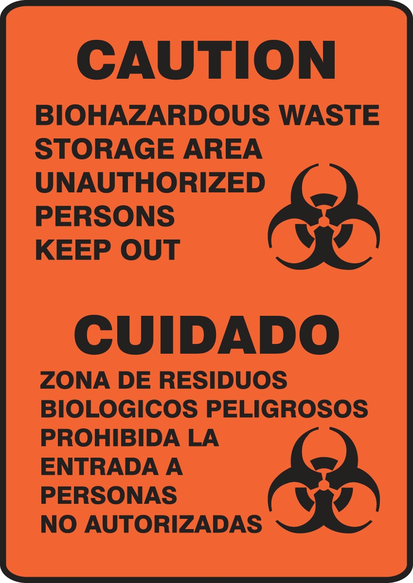 SAFETY SIGN - BILINGUAL
