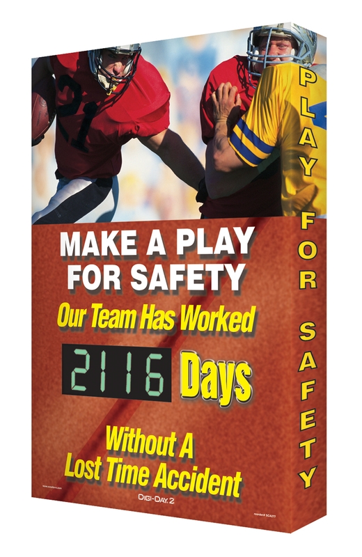 MAKE A PLAY FOR SAFETY / OUR TEAM HAS WORKED #### DAYS WITHOUT A LOST TIME ACCIDENT