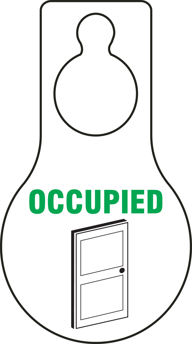 Safety Tag, Legend: OCCUPIED