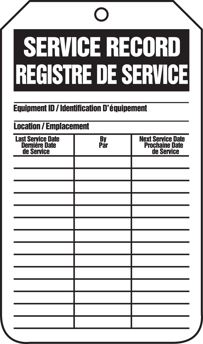 SERVICE RECORD / REGISTRE DE SERVICE ...