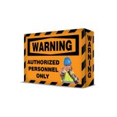 VISUAL EDGE™ SAFETY SIGN - AUTHORIZED PERSONNEL