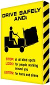 Visual Edge Graphic Sign: Drive Safely