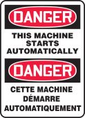 BILINGUAL FRENCH SIGN – AUTO START/STOP