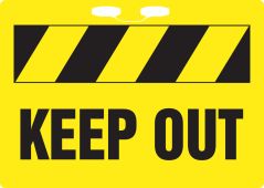 Rope Signs: Keep Out