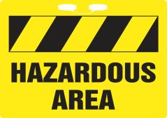 Rope Signs: Hazardous Area