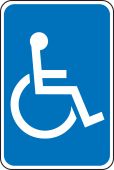 Federal Parking Sign: Handicapped (Symbol)