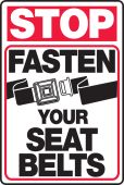 Rail & Markers: Stop Fasten Your Seat Belts