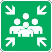 Safety Sign: (Muster Point)