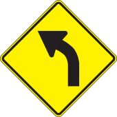 Direction Sign: Left Curve