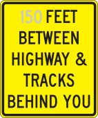 Semi-Custom Rail Road: _ Feet Between Highway & Tracks Behind You