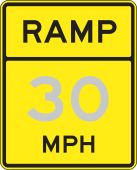 Speed Limit Sign: Ramp - _ MPH