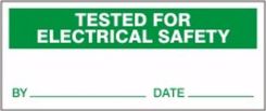 Production Control Labels: Tested For Electrical Safety