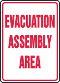 Safety Sign: Evacuation Assembly Area