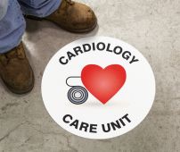 Slip-Gard™ Floor Signs: Cardiology Care Unit
